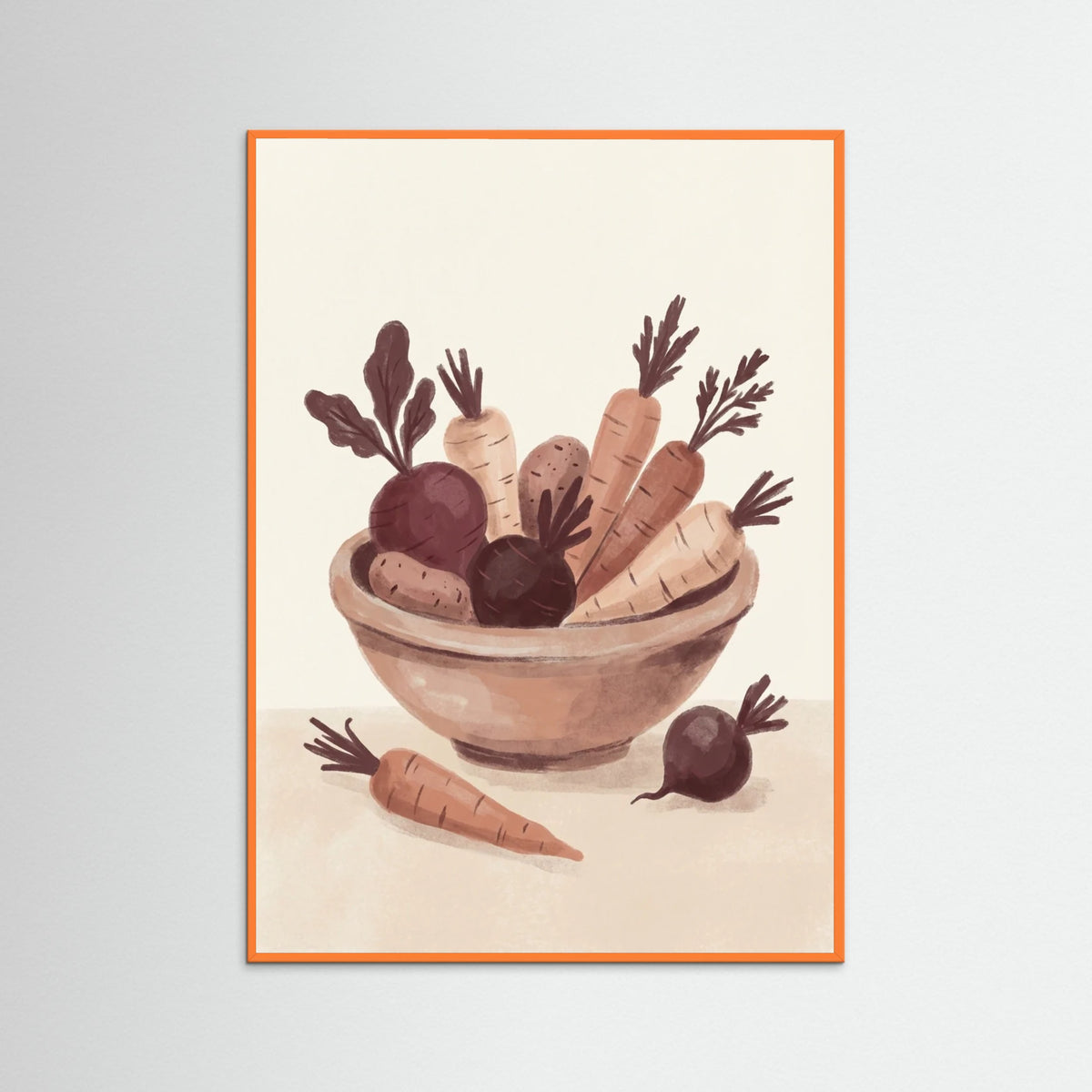 Orange Wood Potted Harvest