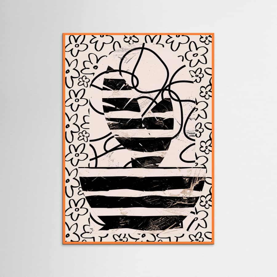 Orange Wood Potterypoemno02 Poster