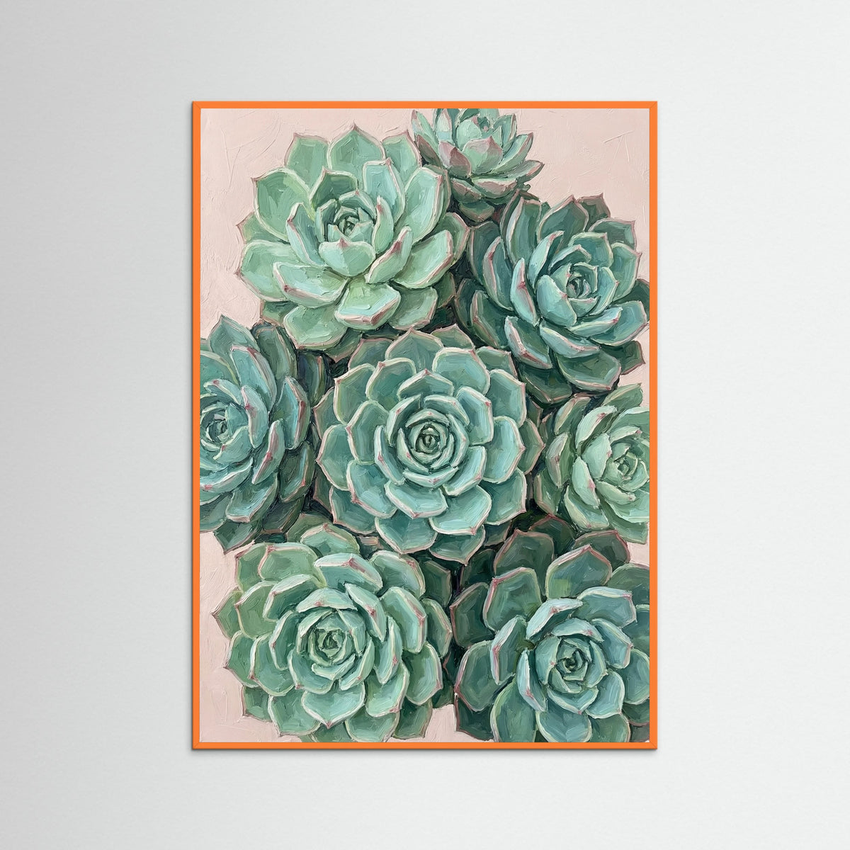 Orange Wood Prickly Pear Canvas