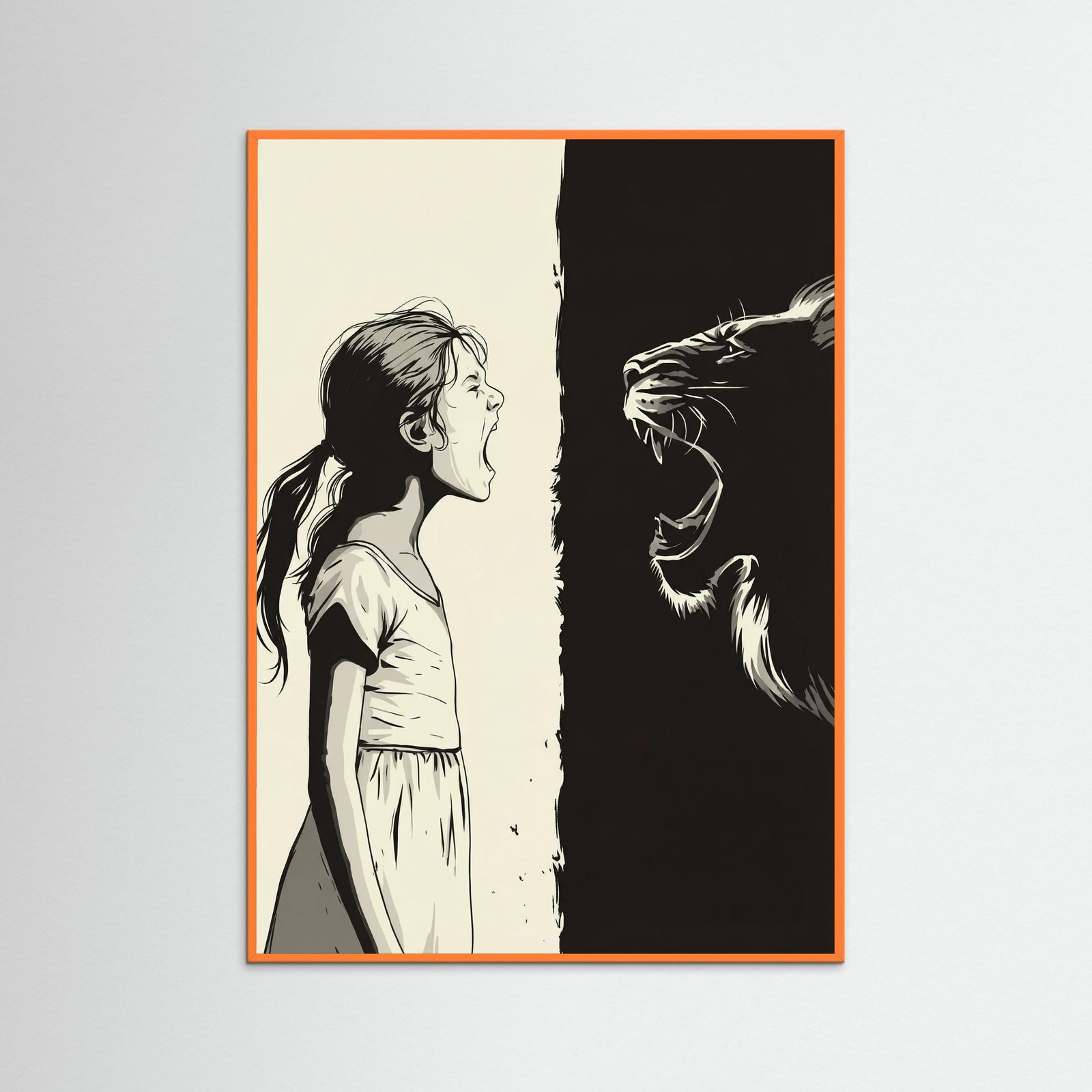 Orange Wood Primal Confrontation