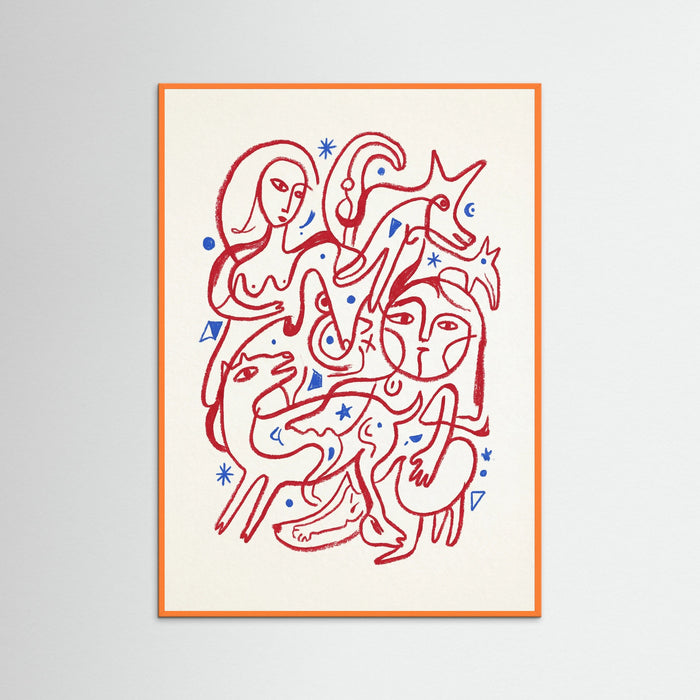 Orange Wood Primal Form