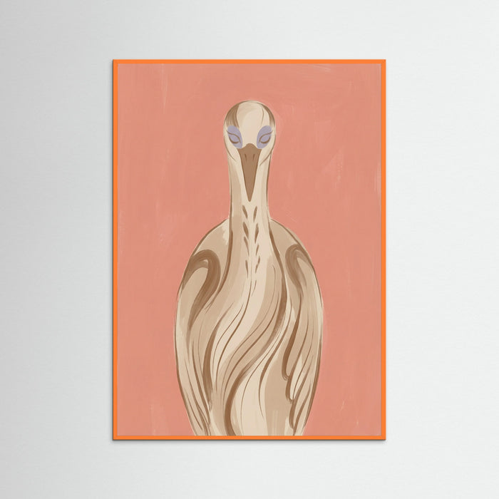 Orange Wood Primal Gaze