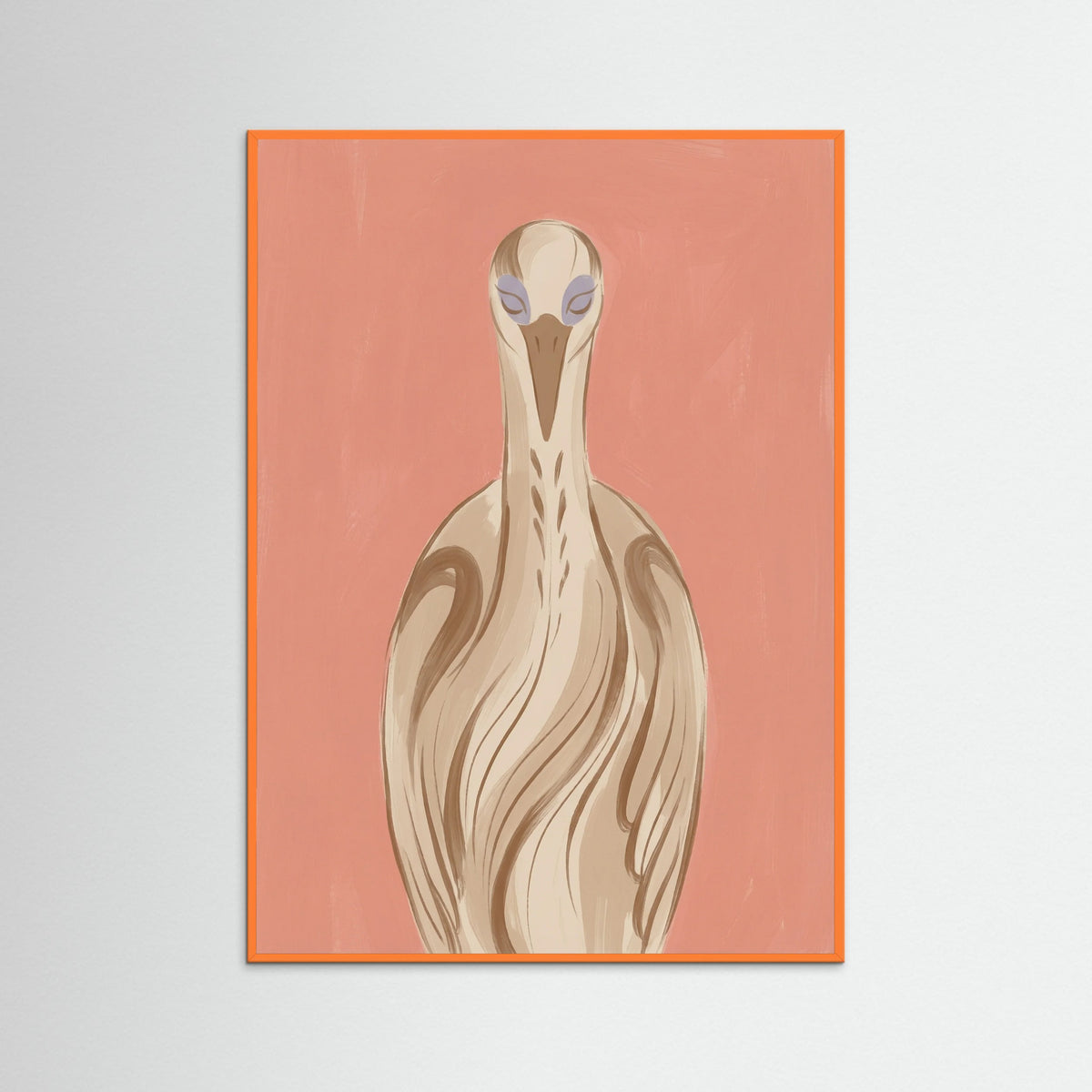 Orange Wood Primal Gaze