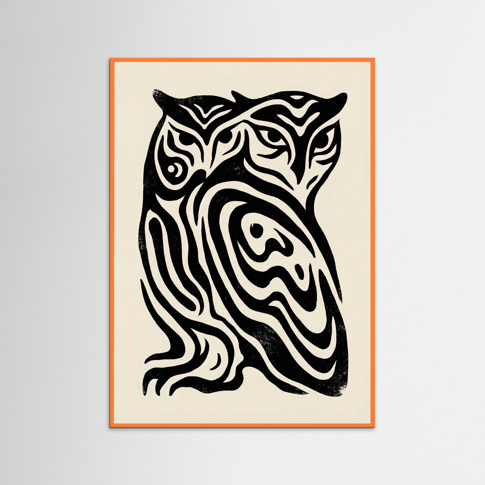 Orange Wood Primal Vision