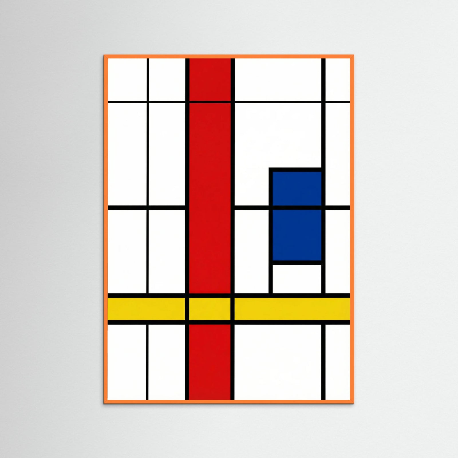 Orange Wood Primary Abstraction