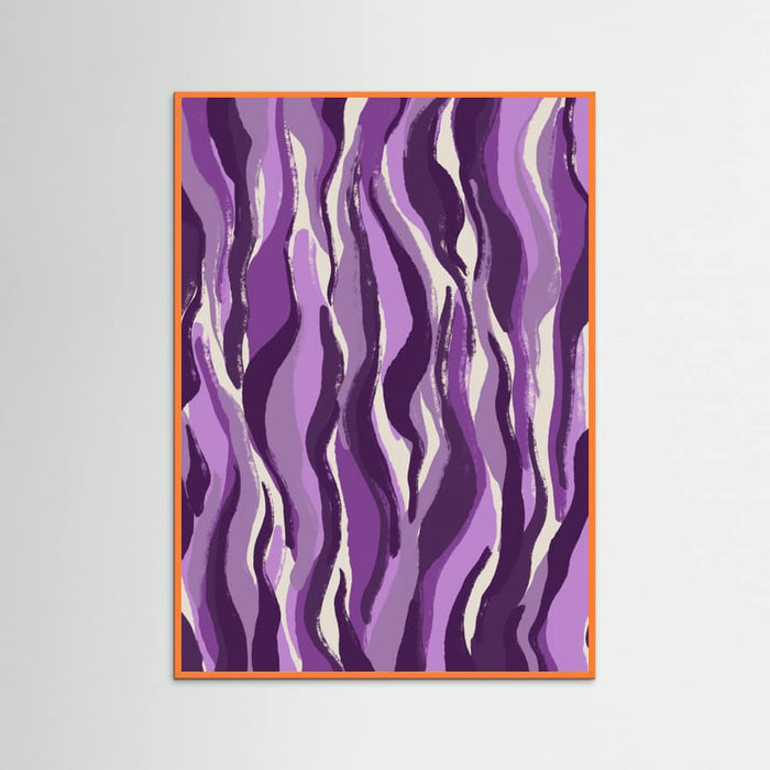 Purple Flame Waves Poster – plakat og kunsttryk