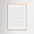 Plakat Purple Howdy – plakat i druk artystyczny