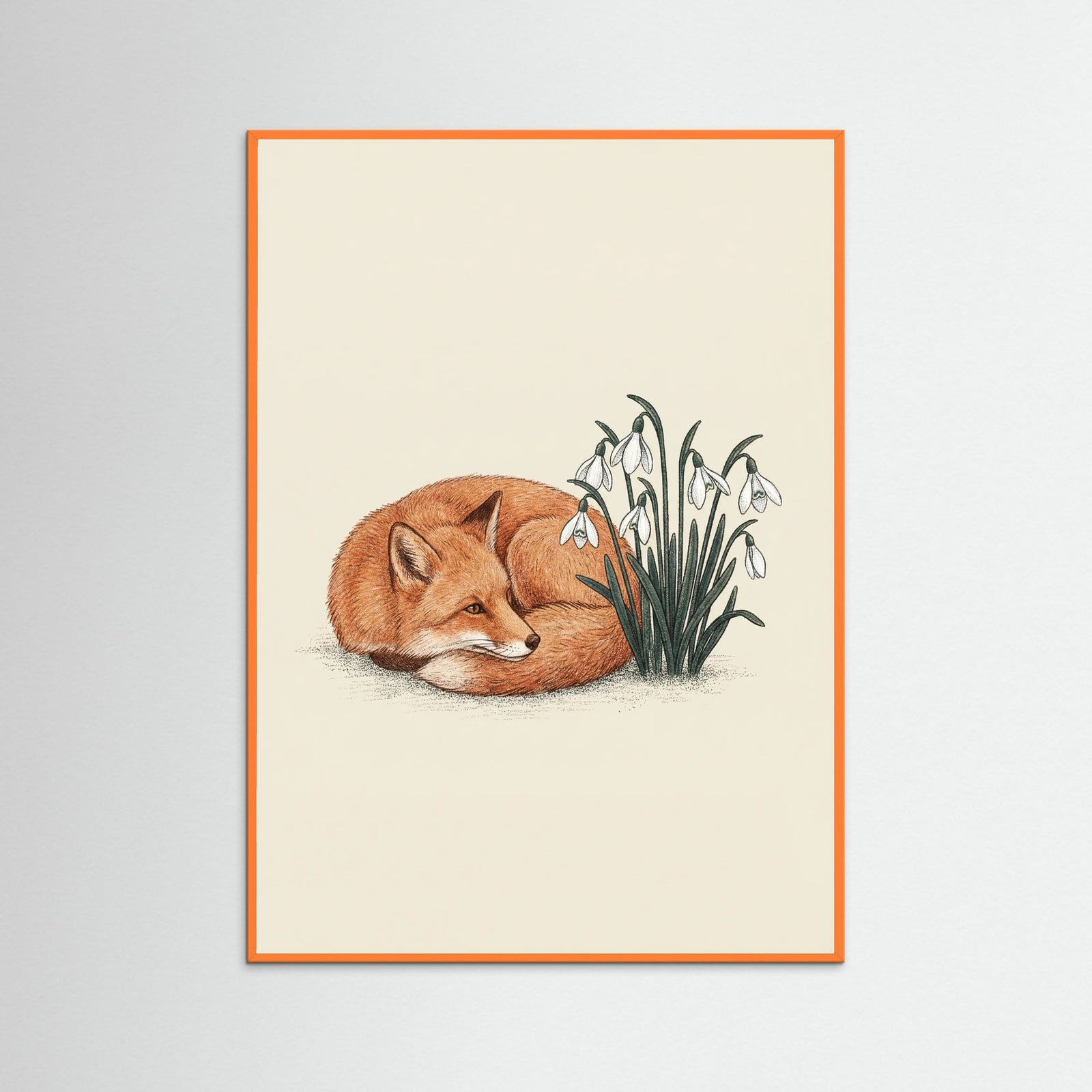 Orange Wood Quiet Bloom