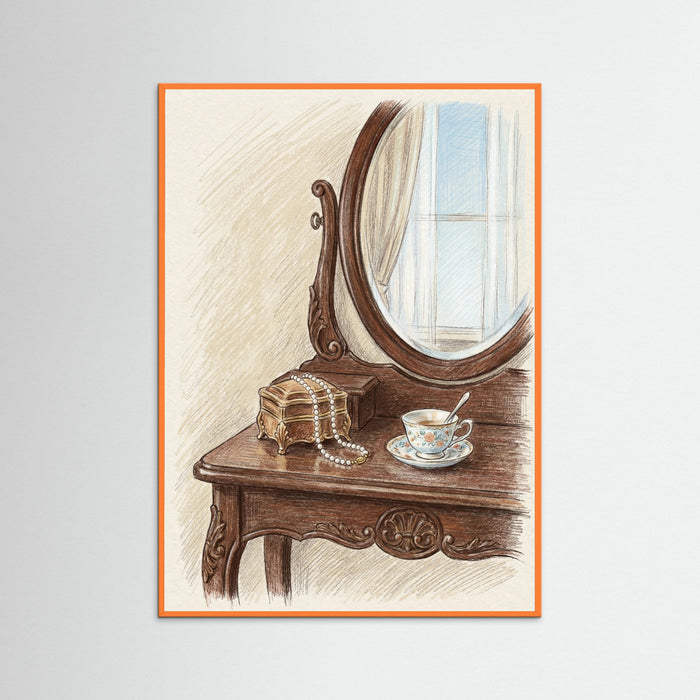 Orange Wood Quiet Boudoir