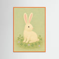 Orange Wood Quiet Bunny