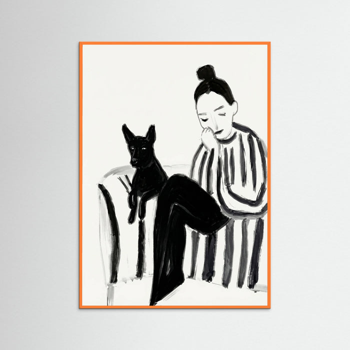 Orange Wood Quiet Companionship