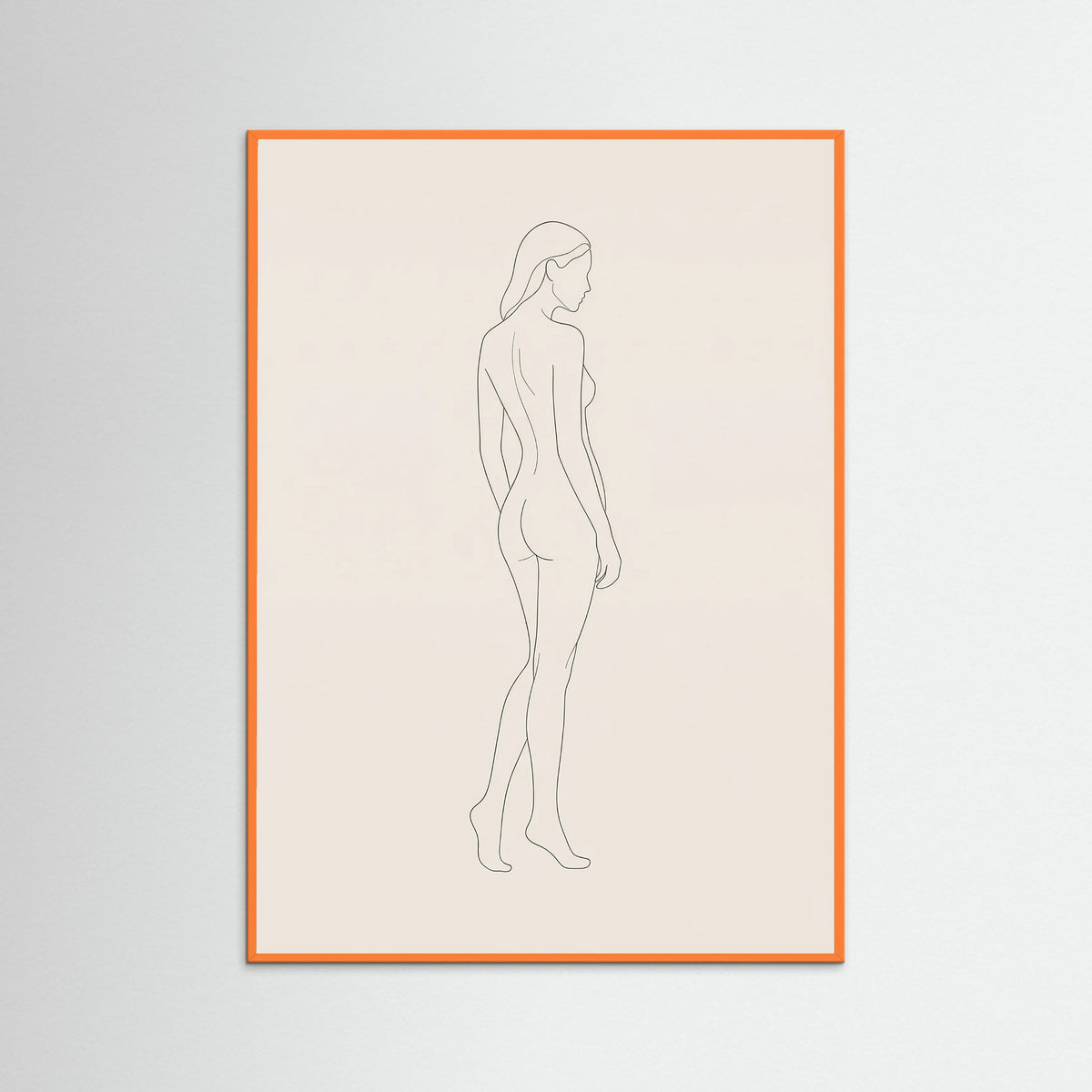 Orange Wood Quiet Contemplation Beige