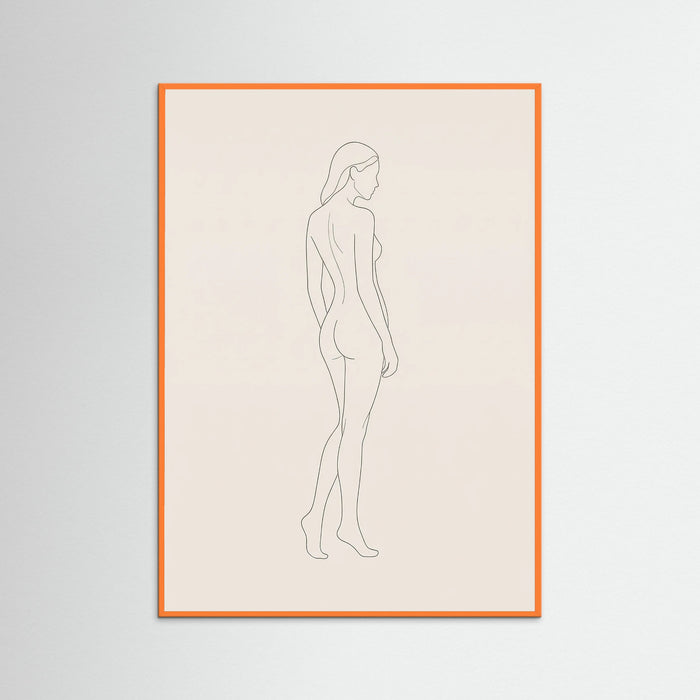 Orange Wood Quiet Contemplation Beige