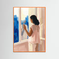 Orange Wood Quiet Contemplation Beige
