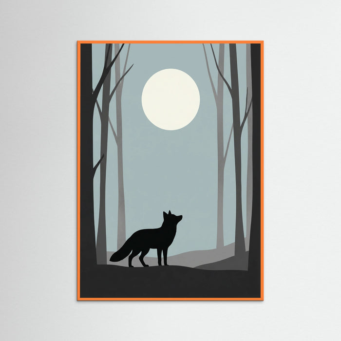 Orange Wood Quiet Contemplation Black