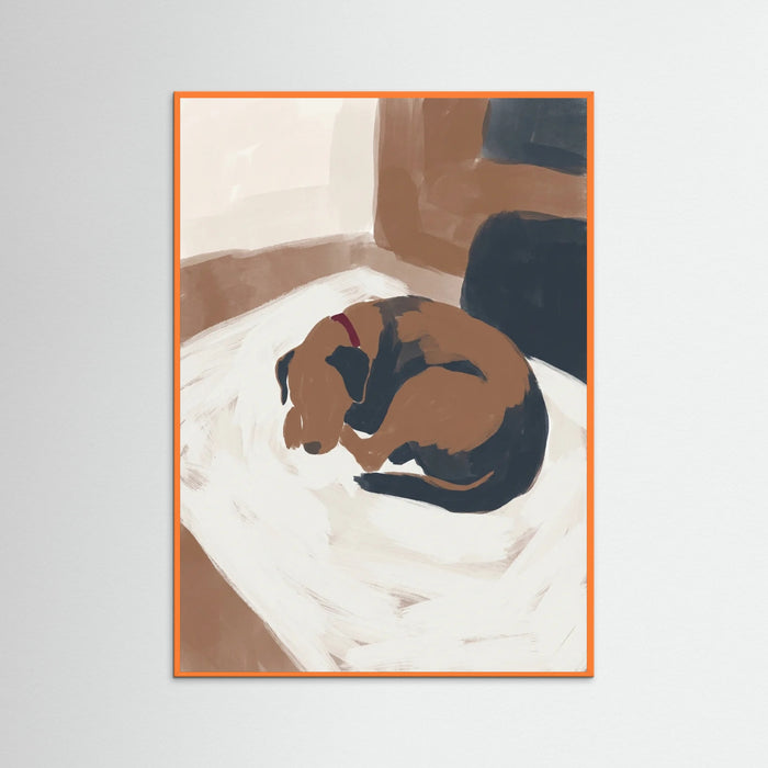 Orange Wood Quiet Contemplation