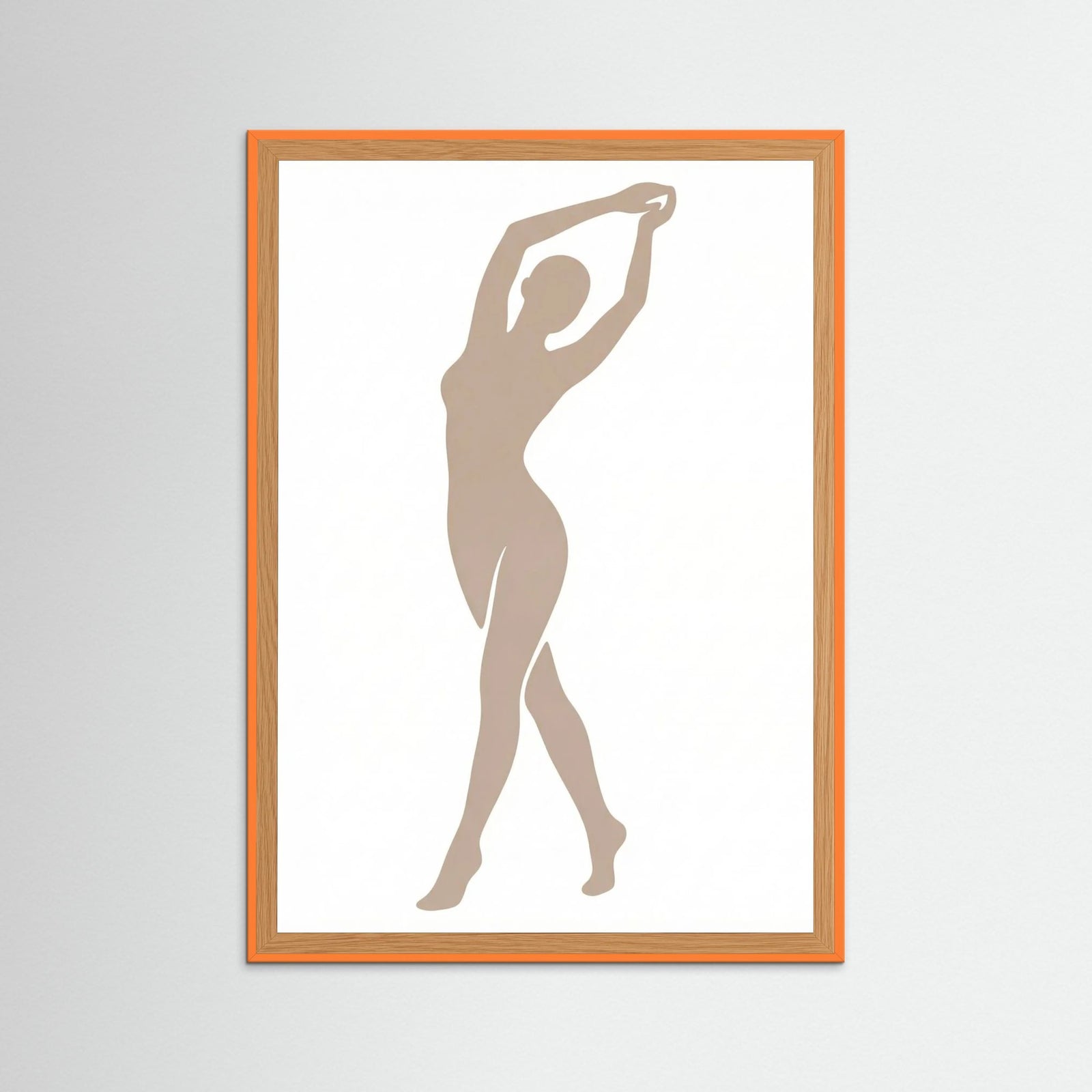 Orange Wood Quiet Contemplation