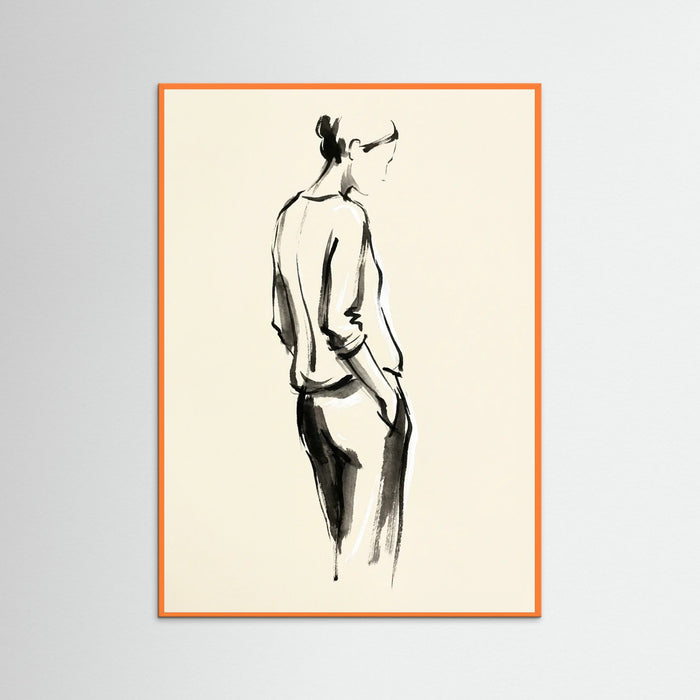 Orange Wood Quiet Contemplation