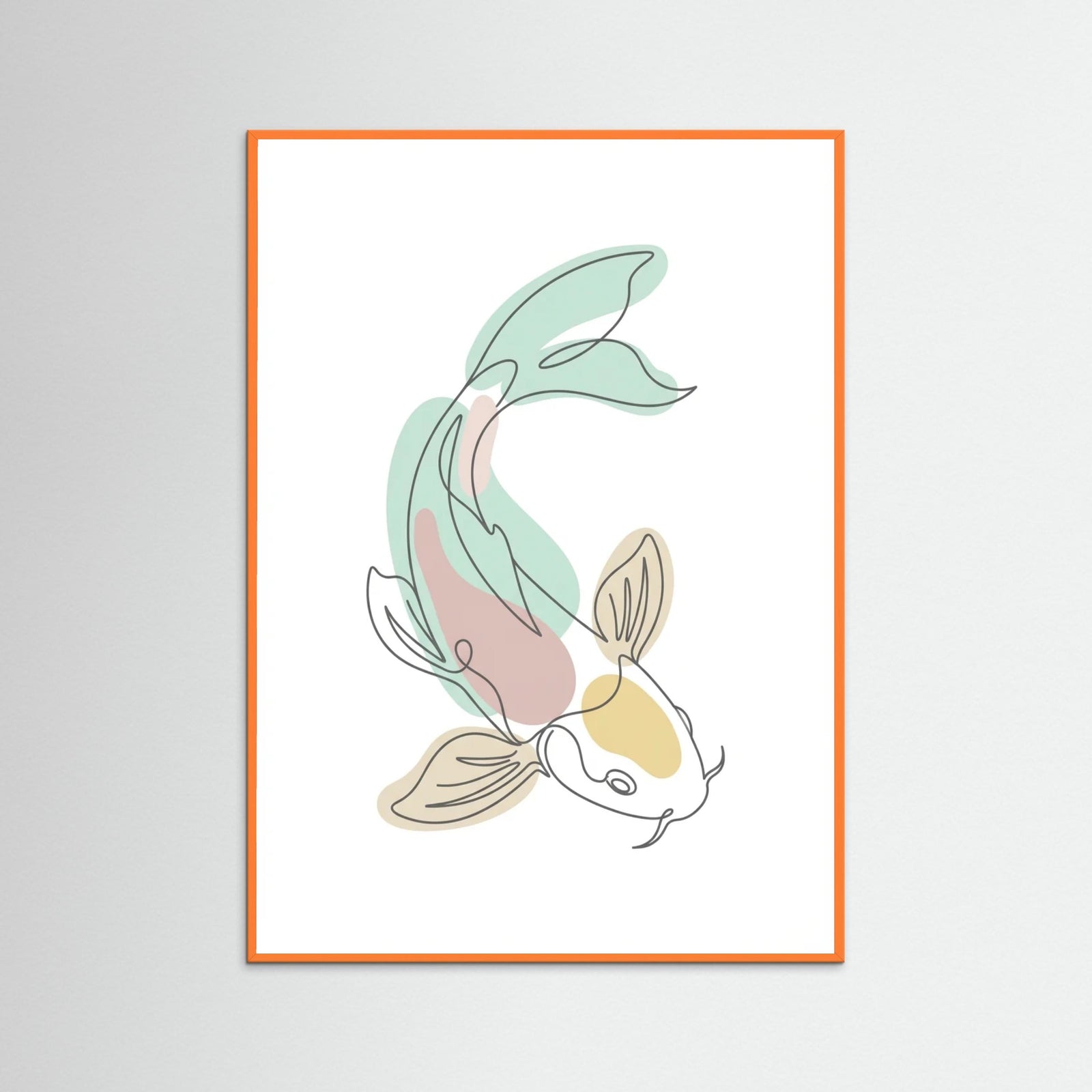 Orange Wood Quiet Contemplation