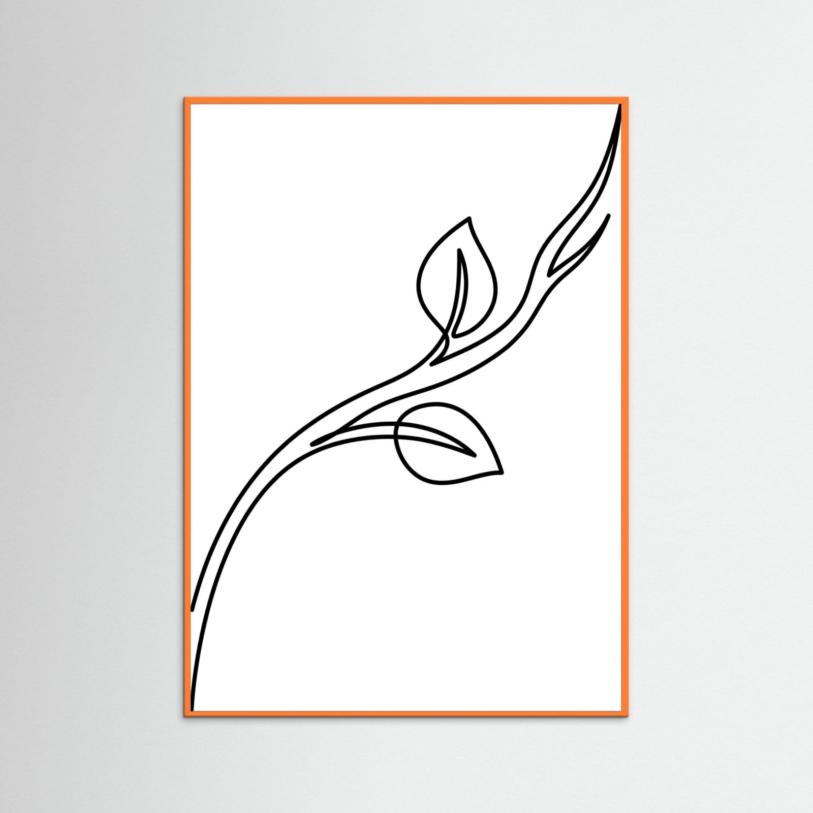 Orange Wood Quiet Contours