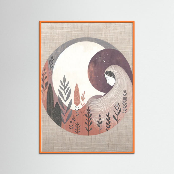 Orange Wood Quiet Dream