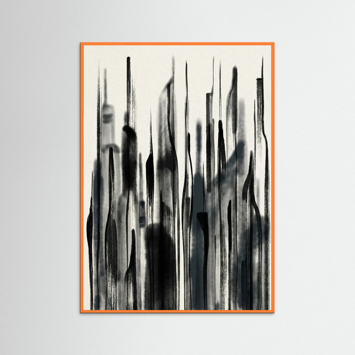 Orange Wood Quiet Forms