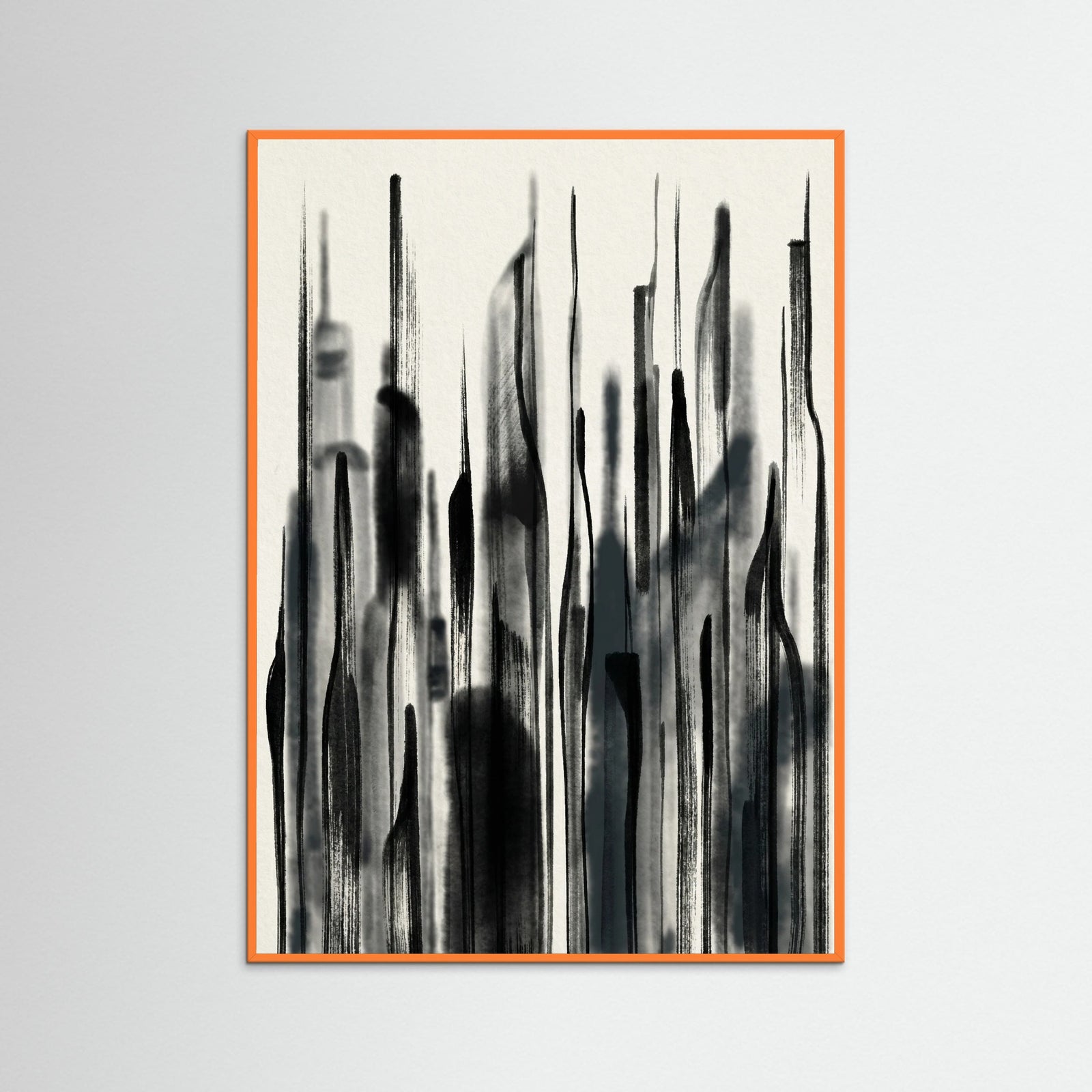 Orange Wood Quiet Forms