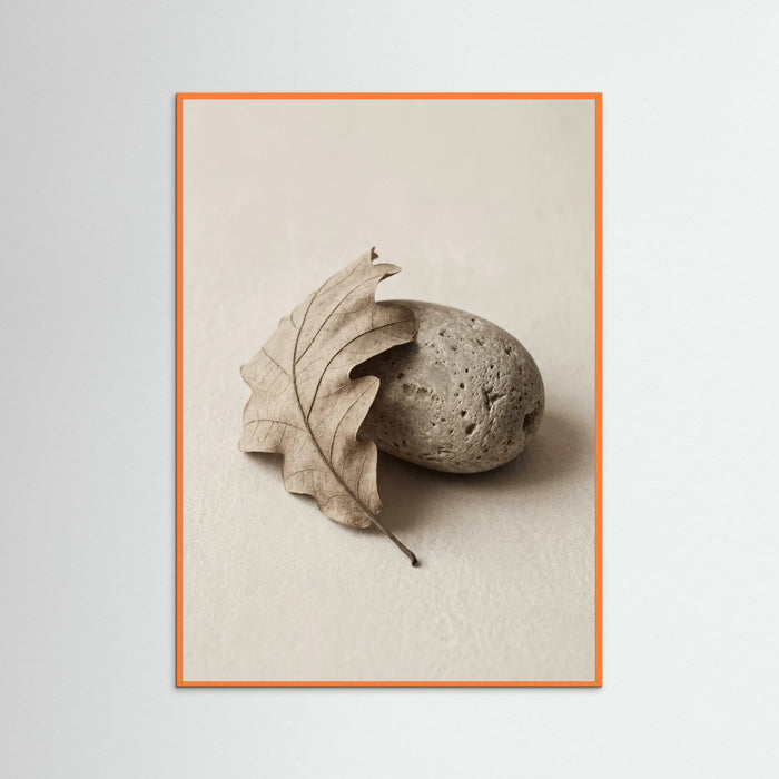 Orange Wood Quiet Gourd Study