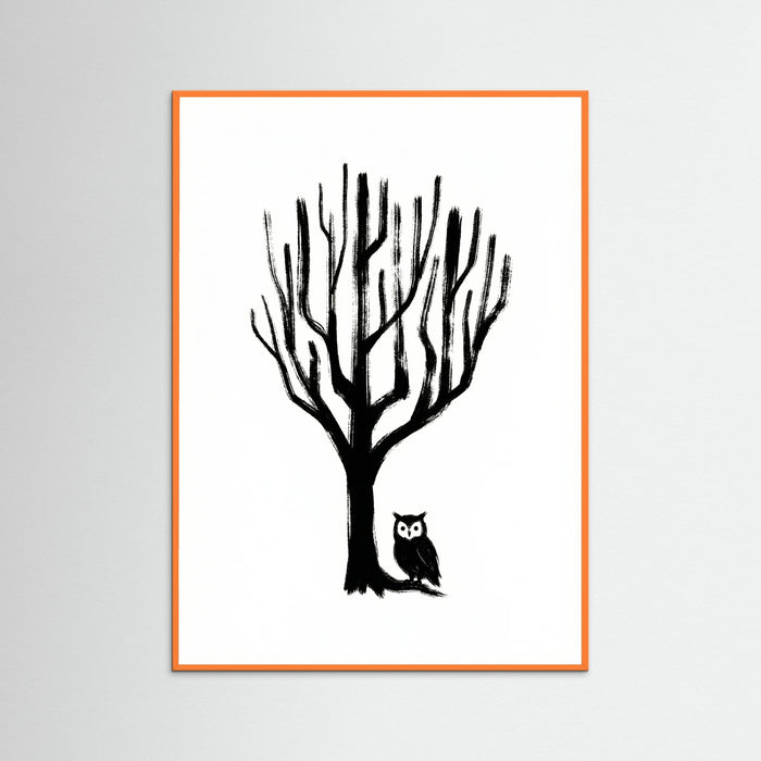 Orange Wood Quiet Presence