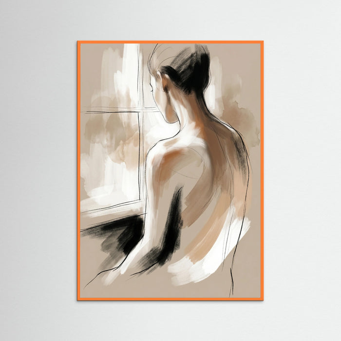 Orange Wood Quiet Reflection Beige
