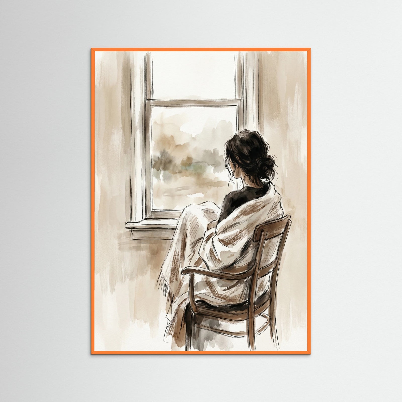 Orange Wood Quiet Repose Beige