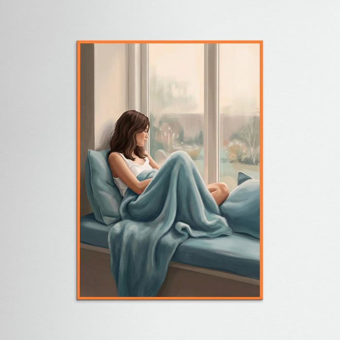 Orange Wood Quiet Repose