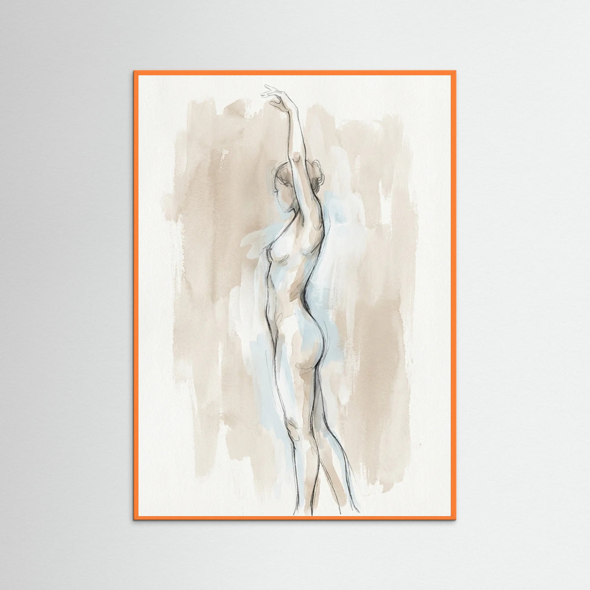 Orange Wood Quiet Solace