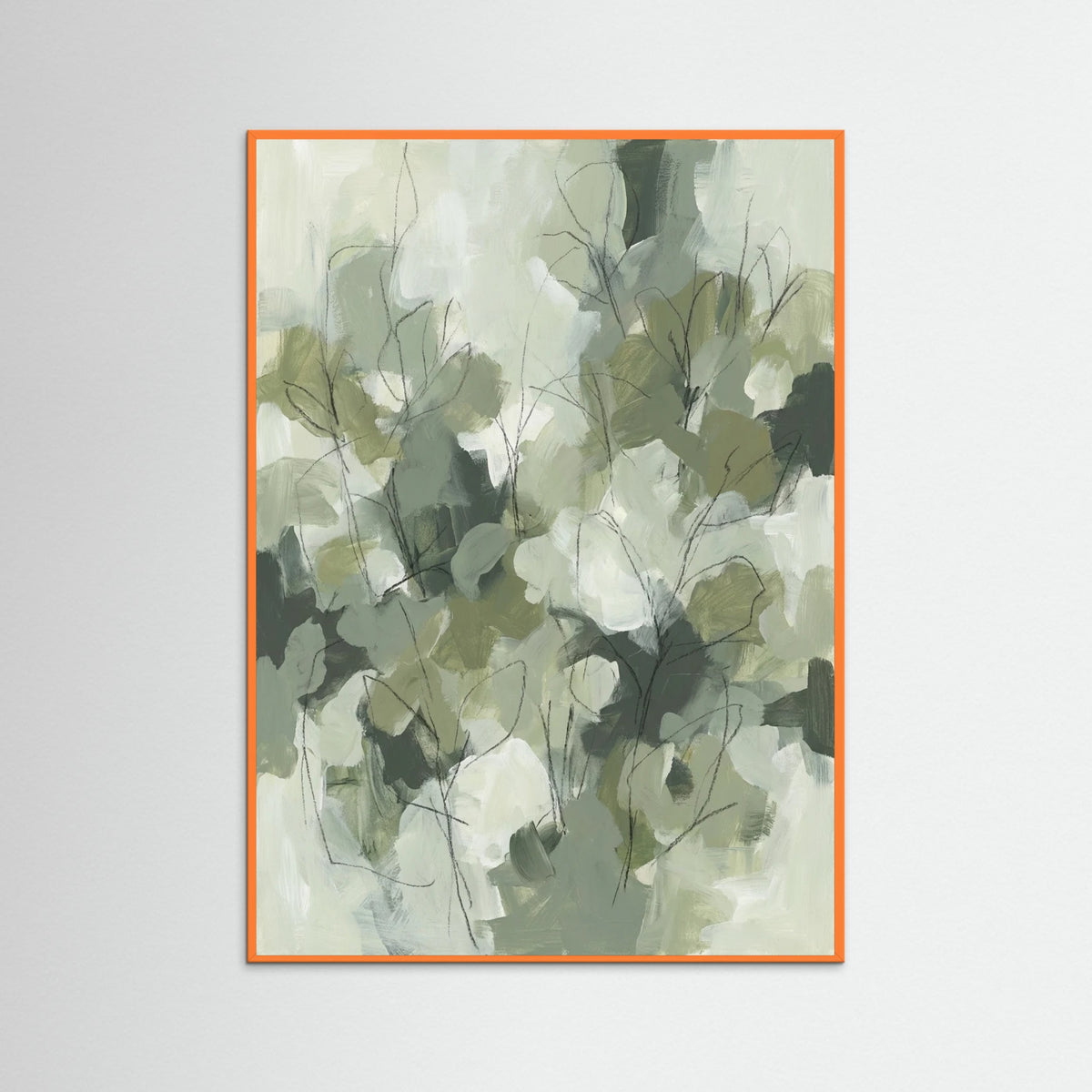 Orange Wood Quietude Green