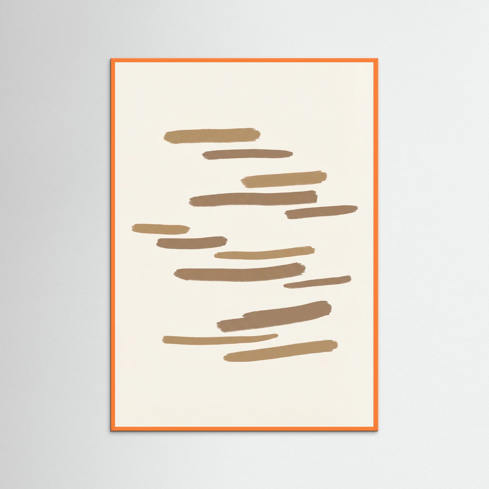 Orange Wood Radial Glow