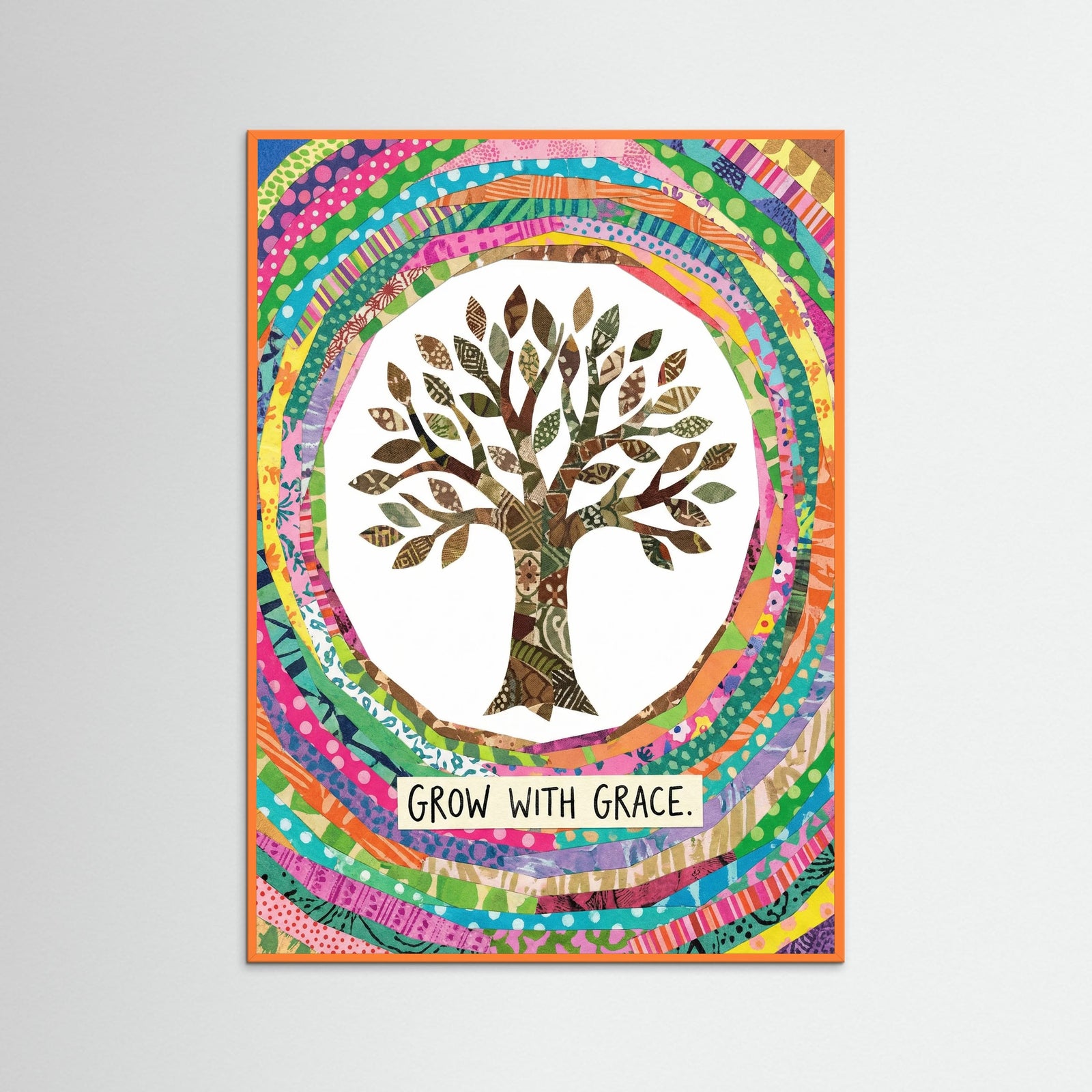 Orange Wood Radiant Affirmation