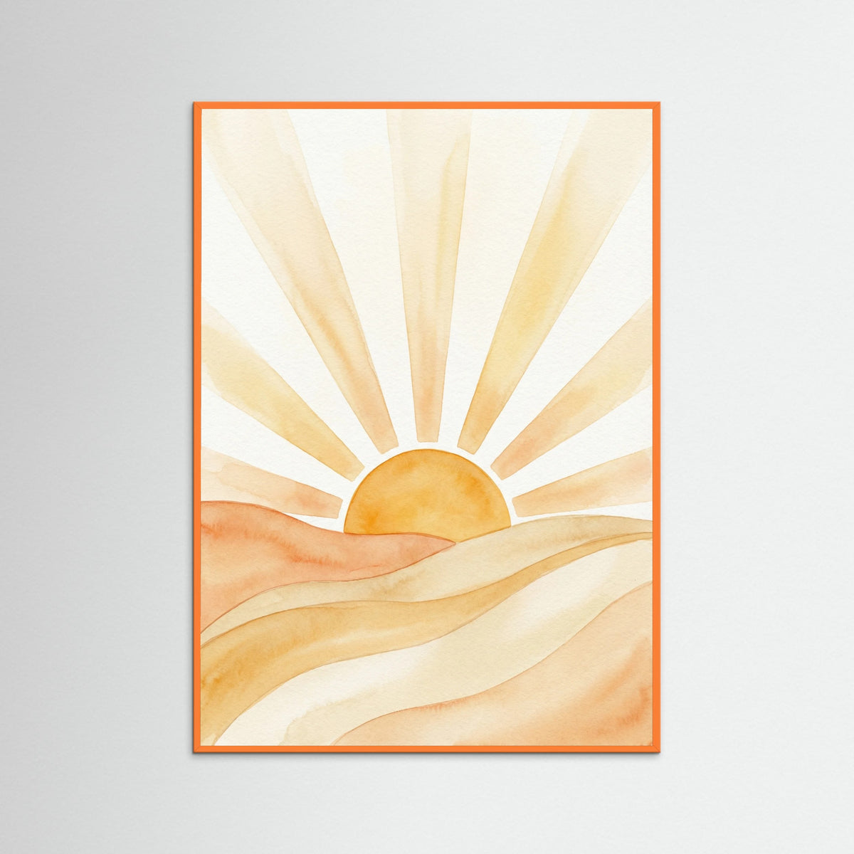 Orange Wood Radiant Dawn