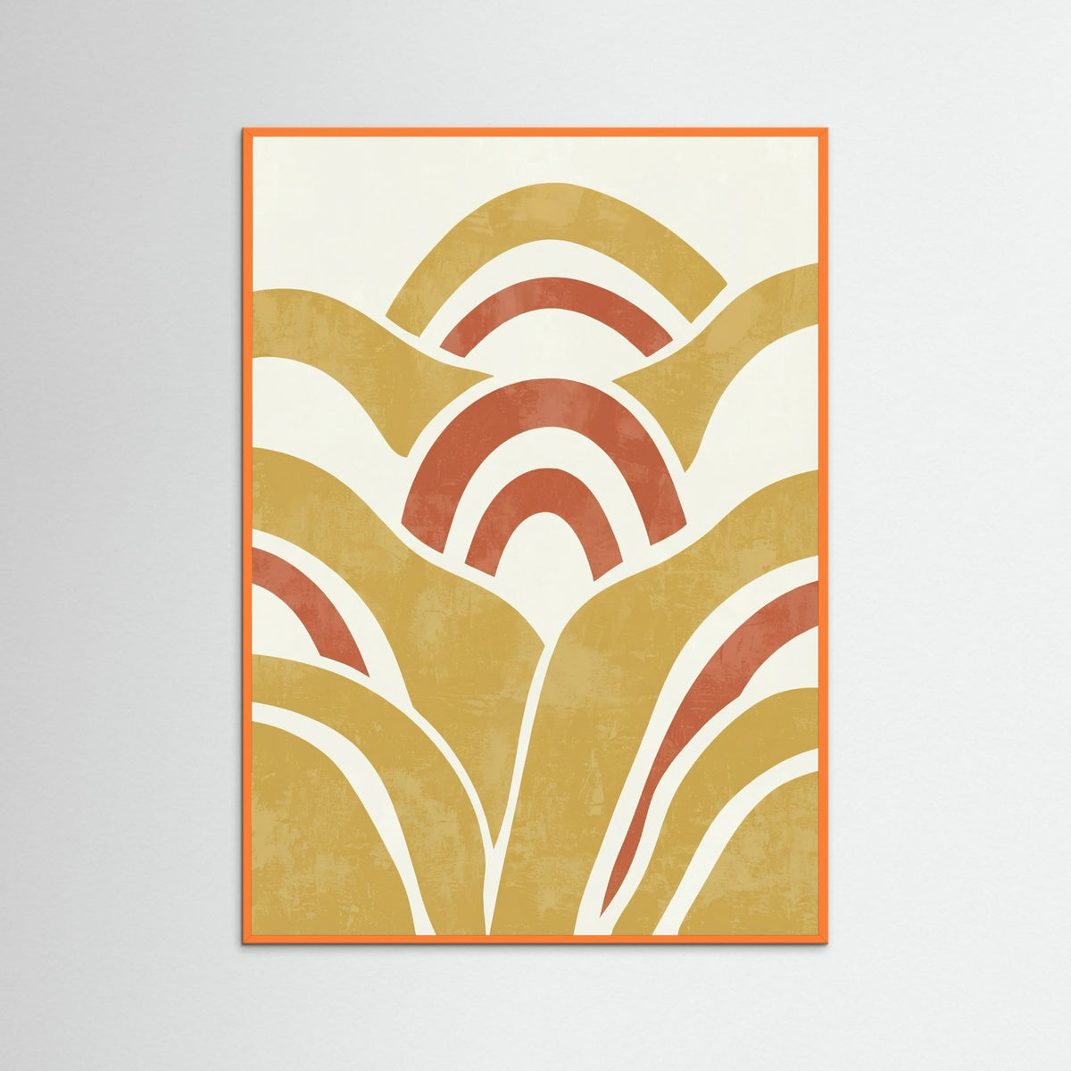 Orange Wood Radiant Golden Bloom