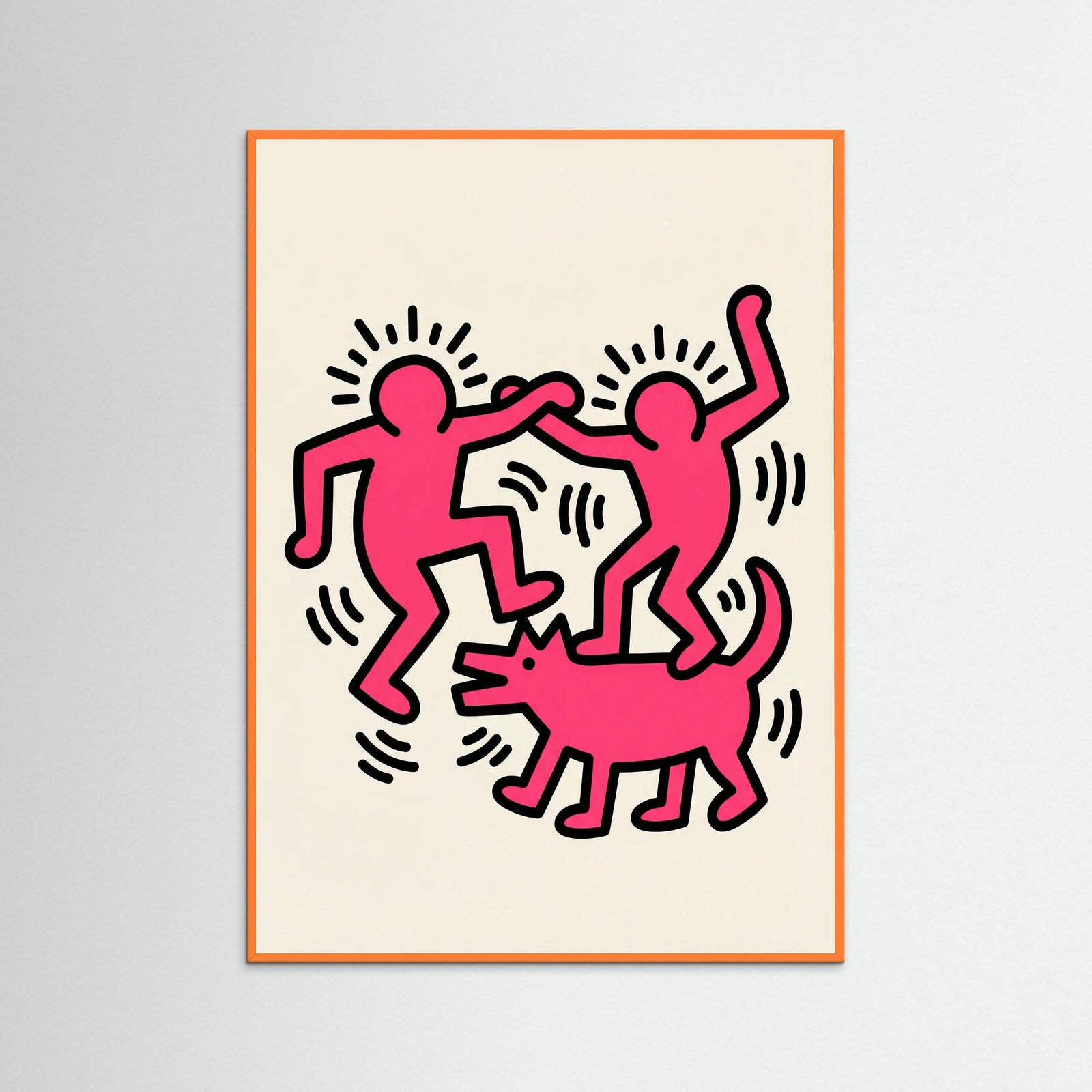 Orange Wood Radiant Love Unite