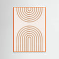 Rainbow Lines 2 Poster – plakat og kunsttryk