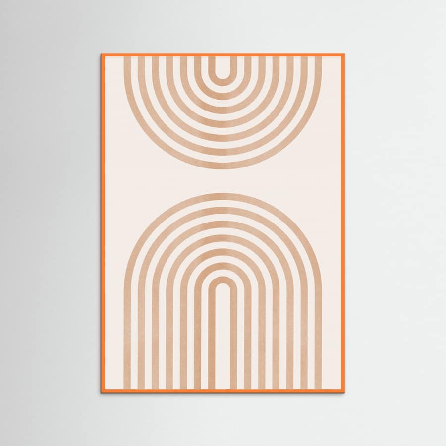 Rainbow Lines 2 Poster – plakat og kunsttryk