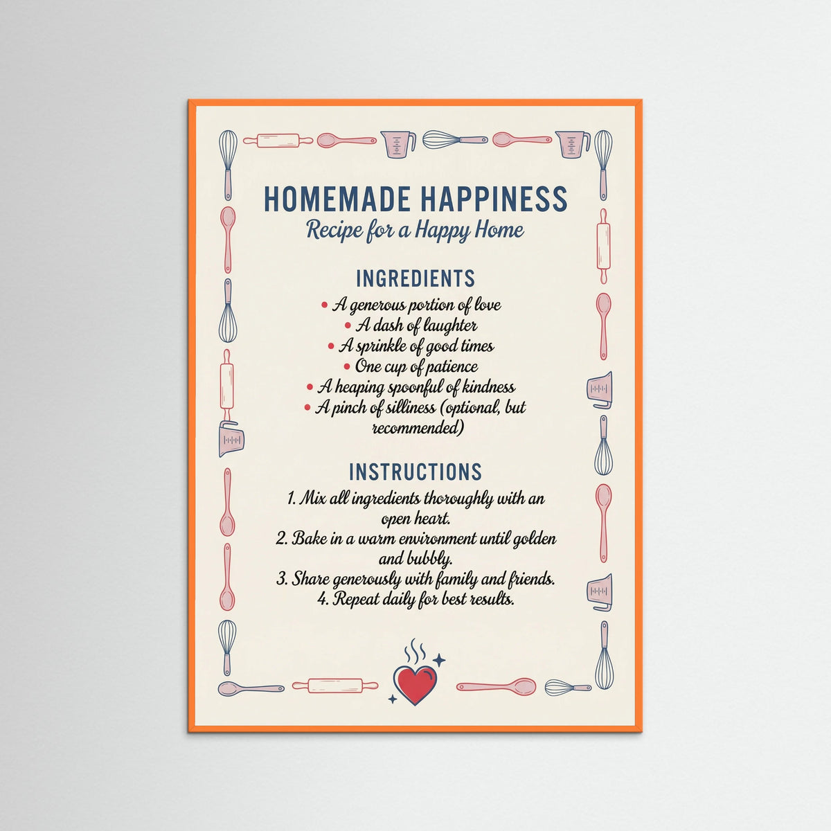 Orange Wood Recipe for Joy