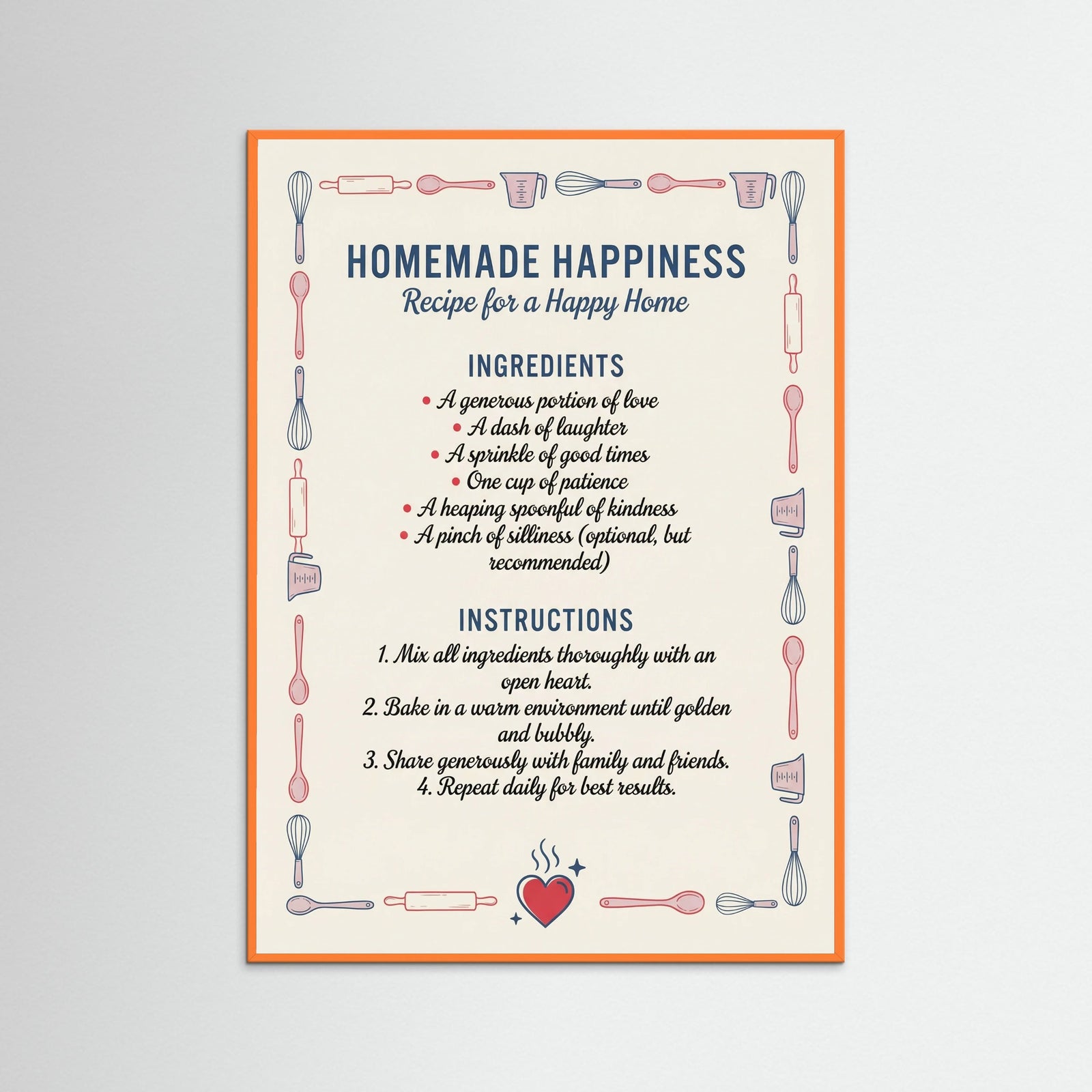 Orange Wood Recipe for Joy