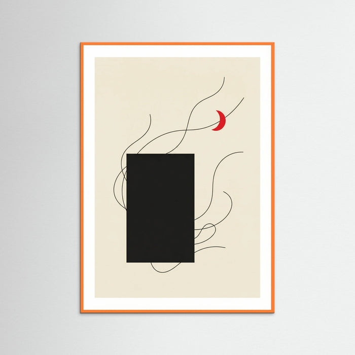 Orange Wood Red Path