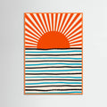 Poster Red Sun and Sea – poster e stampa artistica