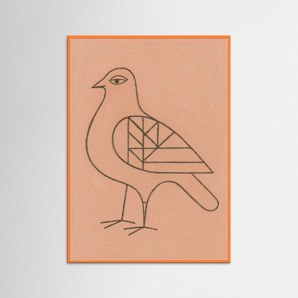 Orange Wood Reflective Poise