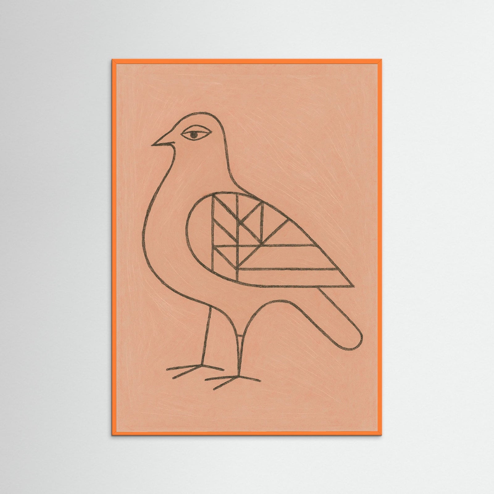 Orange Wood Reflective Poise