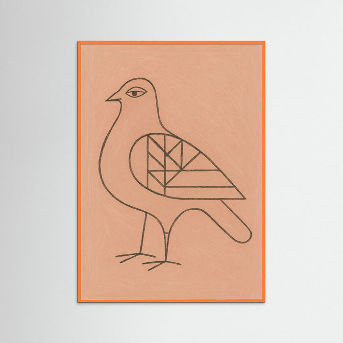 Orange Wood Reflective Poise