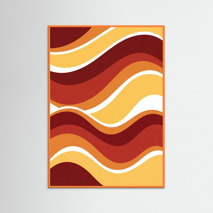 Orange Wood Retro Arc