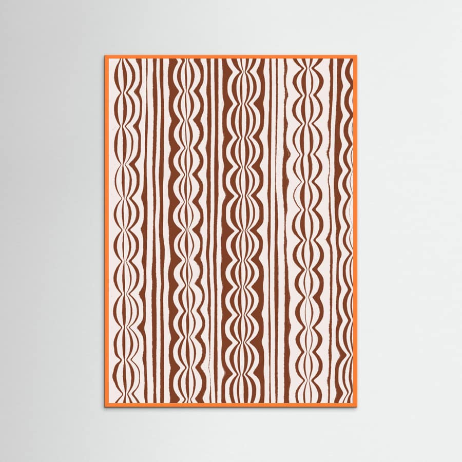Rhythmic Waves Poster – poster and art print